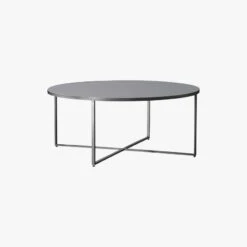 Merial Coffee Table In Brushed Nickel